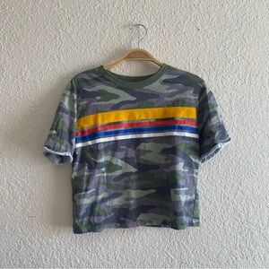 Flirtitude Active Camo Stripe top